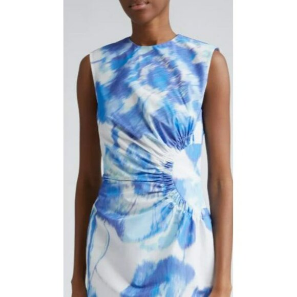 Lela Rose $1890 Julia Floral Sleeveless Maxi Dress NWT Size XL 14 - Picture 2 of 11